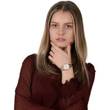 Buy Shop Tommy Hilfiger Lynn Quartz Rose Gold Dial Rose Gold Steel Strap Watch For Women - 1782237 USA Online