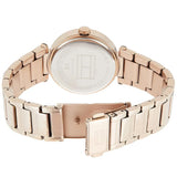 Buy Shop Tommy Hilfiger Lynn Quartz Rose Gold Dial Rose Gold Steel Strap Watch For Women - 1782237 USA Online