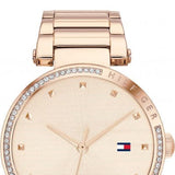 Buy Shop Tommy Hilfiger Lynn Quartz Rose Gold Dial Rose Gold Steel Strap Watch For Women - 1782237 USA Online
