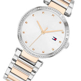Buy Shop Tommy Hilfiger Lynn Quartz White Dial Two Tone Steel Strap Watch For Women - 1782236 USA Online