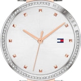 Buy Shop Tommy Hilfiger Lynn Quartz White Dial Two Tone Steel Strap Watch For Women - 1782236 USA Online