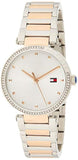 Buy Shop Tommy Hilfiger Lynn Quartz White Dial Two Tone Steel Strap Watch For Women - 1782236 USA Online