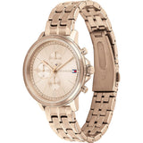 Buy Shop Tommy Hilfiger Madison Chronograph Quartz Rose Gold Dial Rose Gold Steel Strap Watch For Women - 1782190 USA Online