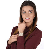 Buy Shop Tommy Hilfiger Madison Quartz Gold Dial Gold Steel Strap Watch For Women - 1782189 USA Online