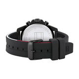 Buy Shop Tommy Hilfiger Mason Black Dial Black Rubber Strap Watch for Men - 1791793 USA Online