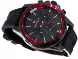 Buy Shop Tommy Hilfiger Mason Black Dial Black Rubber Strap Watch for Men - 1791793 USA Online