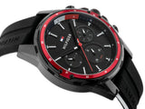 Buy Shop Tommy Hilfiger Mason Black Dial Black Rubber Strap Watch for Men - 1791793 USA Online