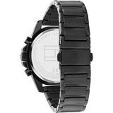 Buy Shop Tommy Hilfiger Mason Chronograph Black Dial Black Steel Strap Watch For Men - 1791935 USA Online