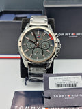 Buy Shop Tommy Hilfiger Mason Grey Dial Grey Steel Strap Watch for Men - 1791790 USA Online