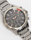 Buy Shop Tommy Hilfiger Mason Grey Dial Grey Steel Strap Watch for Men - 1791790 USA Online