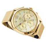 Buy Shop Tommy Hilfiger Mia Gold Dial Gold Mesh Bracelet Watch for Women - 1781488 USA Online