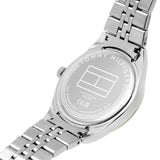 Buy Shop Tommy Hilfiger Monica Chronograph Black Dial Two Tone Steel Strap Watch For Women - 1782591 USA Online