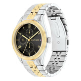 Buy Shop Tommy Hilfiger Monica Chronograph Black Dial Two Tone Steel Strap Watch For Women - 1782591 USA Online