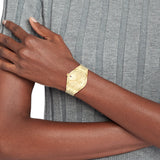 Buy Shop Tommy Hilfiger Monica Quartz Gold Dial Gold Steel Strap Watch For Women - 1782592 USA Online