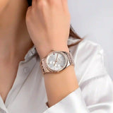 Buy Shop Tommy Hilfiger Monica Quartz White Dial Gold Steel Strap Watch For Women - 1782593 USA Online