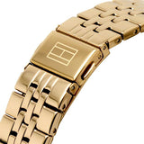 Buy Shop Tommy Hilfiger Monica Quartz White Dial Gold Steel Strap Watch For Women - 1782593 USA Online