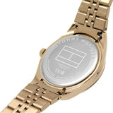 Buy Shop Tommy Hilfiger Monica Quartz White Dial Gold Steel Strap Watch For Women - 1782593 USA Online