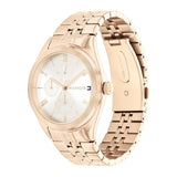 Buy Shop Tommy Hilfiger Monica Quartz White Dial Gold Steel Strap Watch For Women - 1782593 USA Online