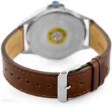 Buy Shop Tommy Hilfiger Multi Function Quartz White Dial Brown Leather Strap Watch for Men - 1791614 USA Online