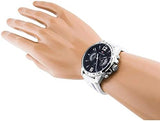 Buy Shop Tommy Hilfiger Multifunction Black Dial White Rubber Strap Watch for Men - 1791475 USA Online