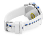 Buy Shop Tommy Hilfiger Multifunction Black Dial White Rubber Strap Watch for Men - 1791475 USA Online