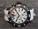 Buy Shop Tommy Hilfiger Nolan Multi Function White Dial White Rubber Strap Watch for Men - 1791146 USA Online