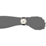 Buy Shop Tommy Hilfiger Oliver Analog Silver Dial Black Leather Strap Watch for Men - 1791305 USA Online