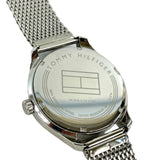 Buy Shop Tommy Hilfiger Oliver Quartz Blue Dial Silver Mesh Bracelet Watch for Men - 1791302 USA Online