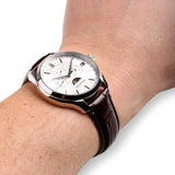 Buy Shop Tommy Hilfiger Oliver Quartz White Dial Brown Leather Strap Watch for Men - 1791304 USA Online