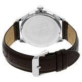 Buy Shop Tommy Hilfiger Oliver Quartz White Dial Brown Leather Strap Watch for Men - 1791304 USA Online