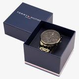 Buy Shop Tommy Hilfiger Mason Quartz Blue Dial Silver Steel Strap Watch for Men - 1791788 USA Online