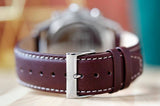 Buy Shop Tommy Hilfiger Parker Chronograph Blue Dial Brown Leather Strap Watch For Men - 1791837 USA Online