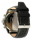 Buy Shop Tommy Hilfiger Parker Chronograph Quartz Grey Dial Black Leather Strap Watch For Men - 1791838 USA Online