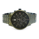 Buy Shop Tommy Hilfiger Quartz Black Dial Black Steel Strap Watch for Men - 1791634 USA Online
