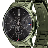 Buy Shop Tommy Hilfiger Quartz Black Dial Black Steel Strap Watch for Men - 1791634 USA Online