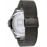 Buy Shop Tommy Hilfiger Shawn Chronograph Quartz Grey Dial Grey Mesh Bracelet Watch for Men - 1791613 USA Online