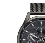 Buy Shop Tommy Hilfiger Shawn Chronograph Quartz Grey Dial Grey Mesh Bracelet Watch for Men - 1791613 USA Online