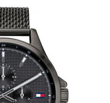Buy Shop Tommy Hilfiger Shawn Chronograph Quartz Grey Dial Grey Mesh Bracelet Watch for Men - 1791613 USA Online