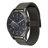 Buy Shop Tommy Hilfiger Shawn Chronograph Quartz Grey Dial Grey Mesh Bracelet Watch for Men - 1791613 USA Online