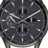 Buy Shop Tommy Hilfiger Shawn Chronograph Quartz Grey Dial Grey Mesh Bracelet Watch for Men - 1791613 USA Online