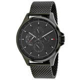 Buy Shop Tommy Hilfiger Shawn Chronograph Quartz Grey Dial Grey Mesh Bracelet Watch for Men - 1791613 USA Online