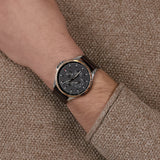 Buy Shop Tommy Hilfiger Shawn Multifunction Grey Dial Brown Leather Strap Watch for Men - 1791615 USA Online