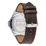 Buy Shop Tommy Hilfiger Shawn Multifunction Grey Dial Brown Leather Strap Watch for Men - 1791615 USA Online