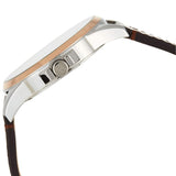 Buy Shop Tommy Hilfiger Shawn Multifunction Grey Dial Brown Leather Strap Watch for Men - 1791615 USA Online