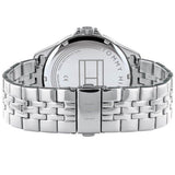 Buy Shop Tommy Hilfiger Shawn Multifunction Quartz Blue Dial Silver Steel Strap Watch for Men - 1791612 USA Online