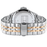 Buy Shop Tommy Hilfiger Shawn Quartz White Dial Two Tone Steel Strap Watch for Men - 1791617 USA Online