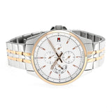 Buy Shop Tommy Hilfiger Shawn Quartz White Dial Two Tone Steel Strap Watch for Men - 1791617 USA Online