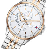 Buy Shop Tommy Hilfiger Shawn Quartz White Dial Two Tone Steel Strap Watch for Men - 1791617 USA Online
