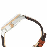 Buy Shop Tommy Hilfiger Spencer Blue Dial Brown Leather Strap Watch for Men - 1791642 USA Online