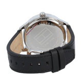 Buy Shop Tommy Hilfiger Spencer Skeleton Black Dial Black Leather Strap Watch for Men - 1791641 USA Online